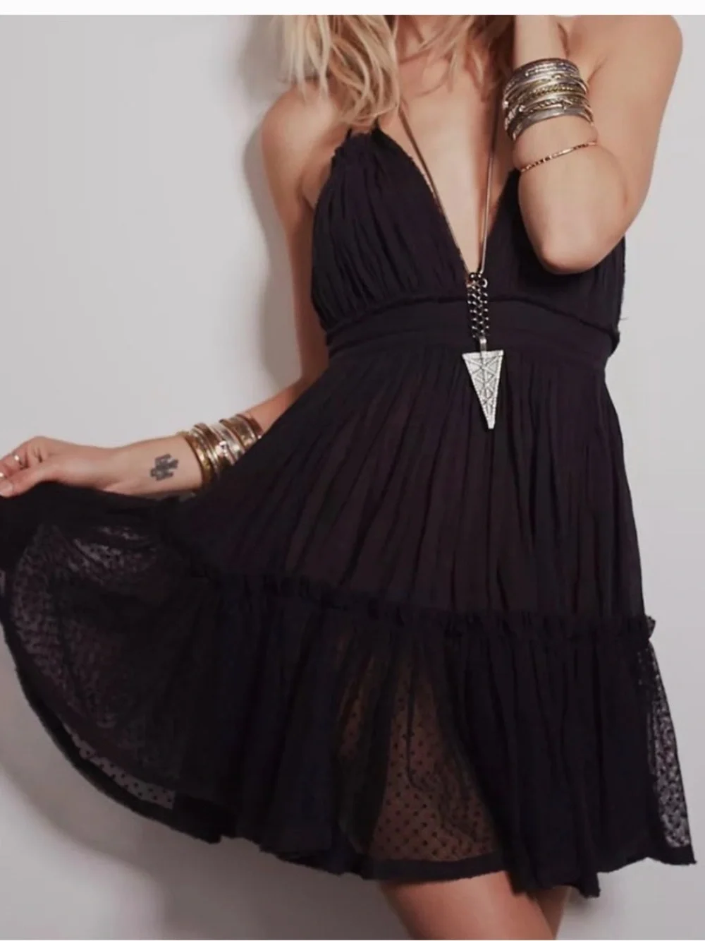 Free People NWT 100 Degree Mini Dress - Picture 1 of 3